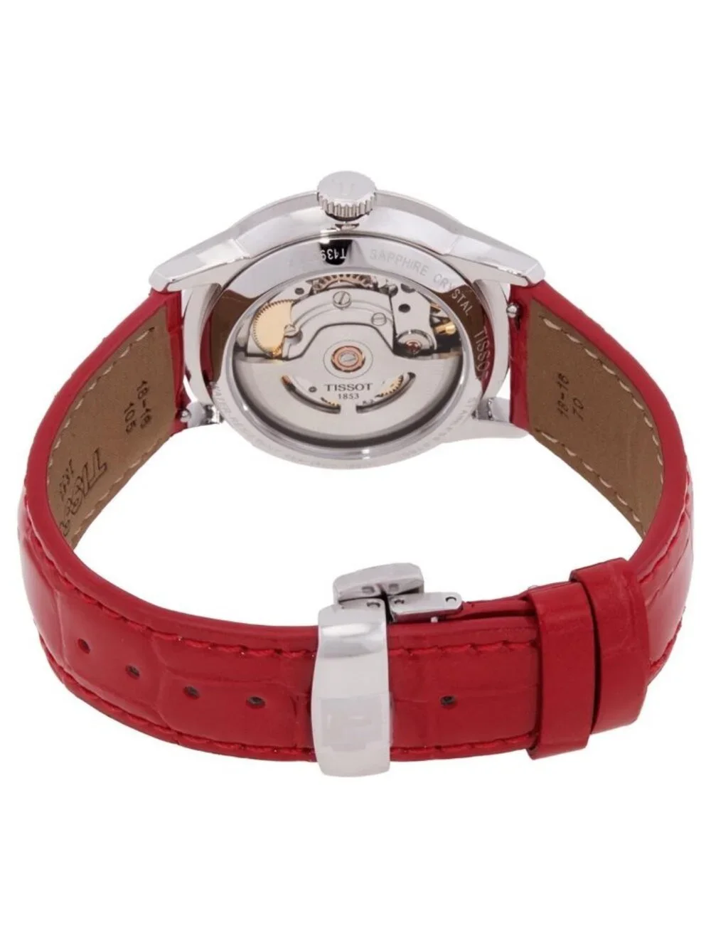 NWT Tissot T-Classic Automatic White Mother of Pearl Dial Ladies Watch
